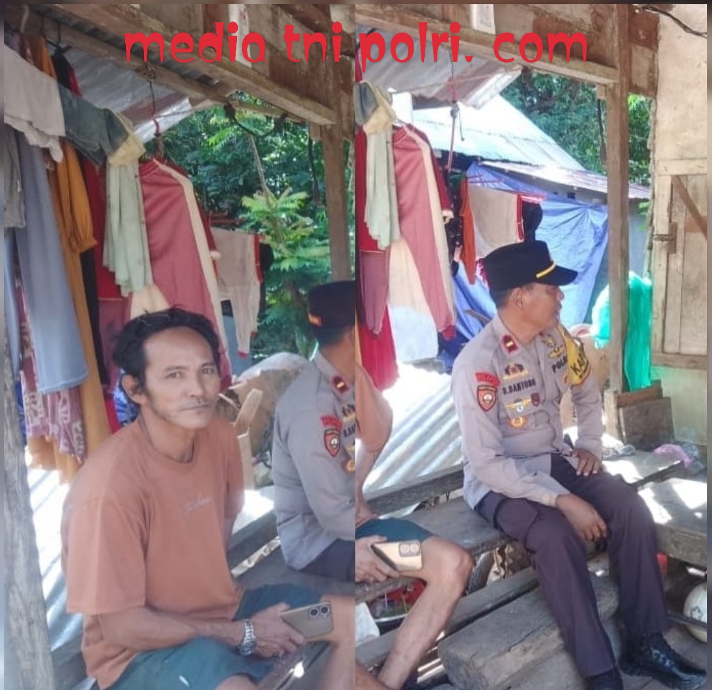 Kapolsek Simpang Dua Bersama Anggota Laksanakan Patroli Sambang Dialogis ke Masyarakat Sekitar