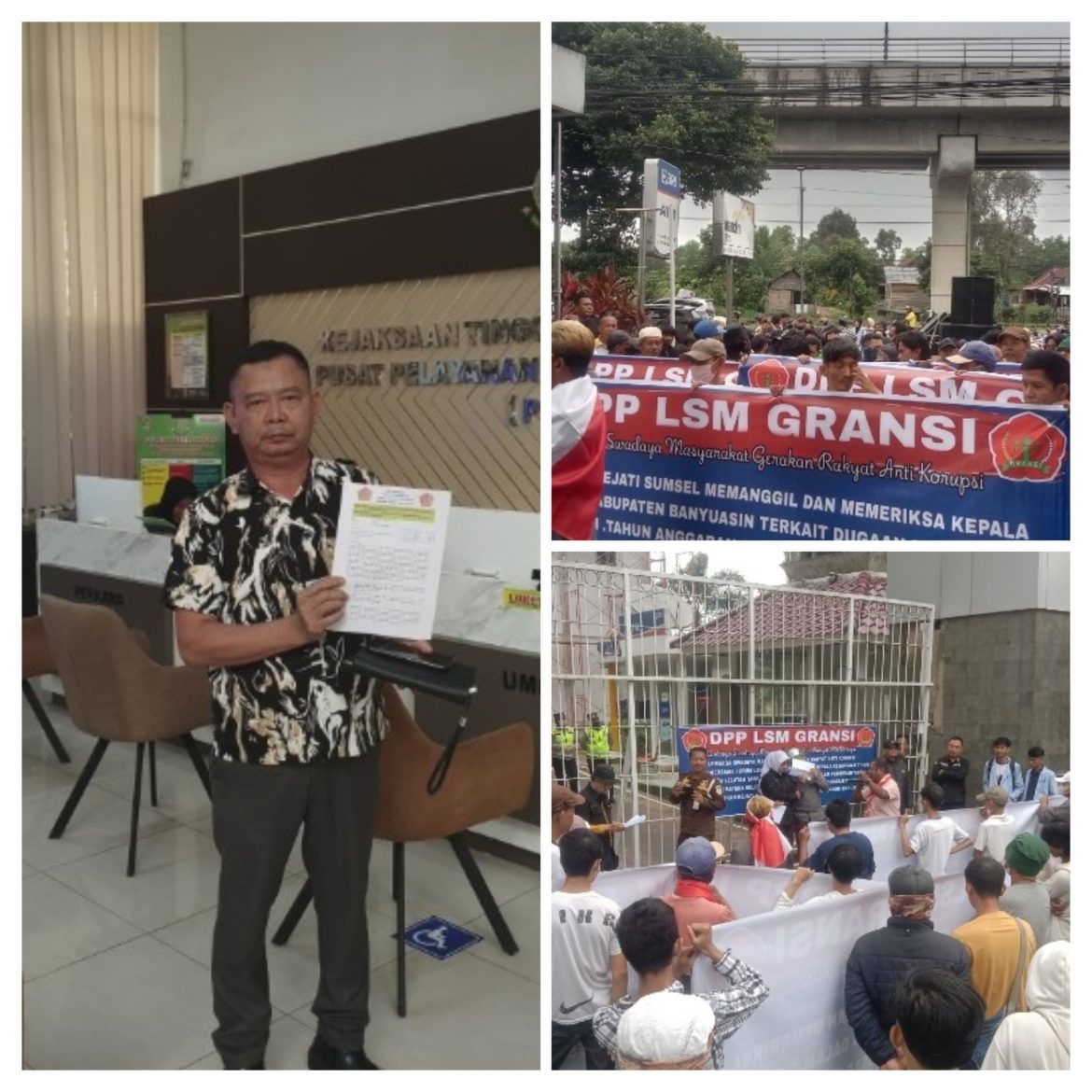 Jejak Bansos Muba Dipersoalkan,Gransi Serahkan Dokumen Kejati Sumsel