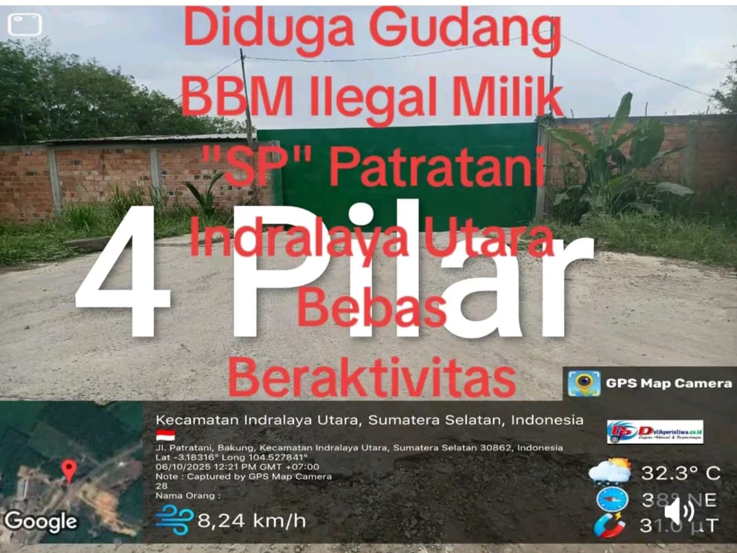 Gudang Bbm Ilegal milik”SP”Dijalan Patrani Seakan Kebal Hukum Penegakan Hukum Polres Ogan Ilir Disorot