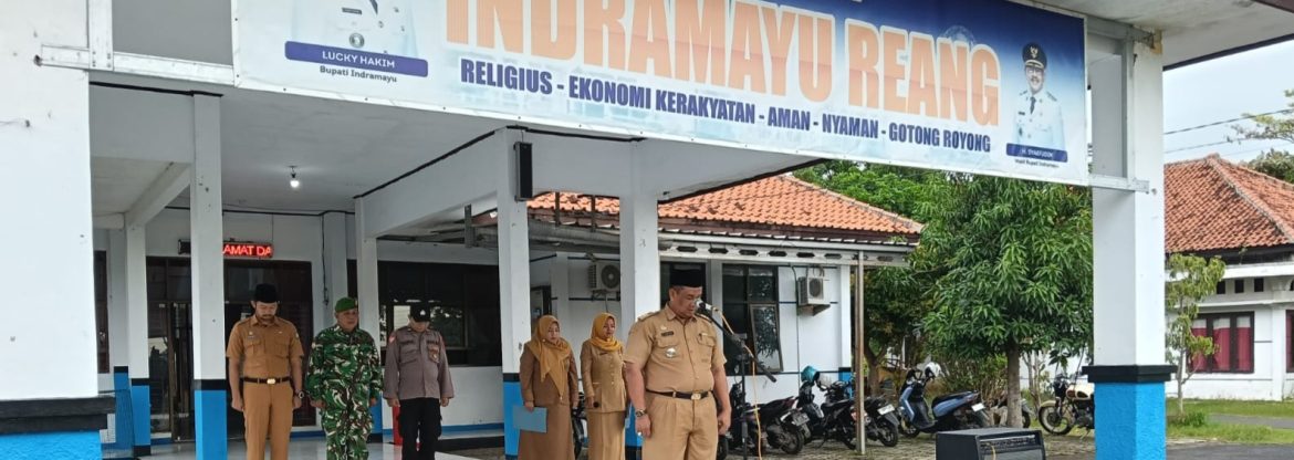 Koramil 1602 Sindang Hadiri Apel Gabungan Tingkat Kecamatan Pasekan
