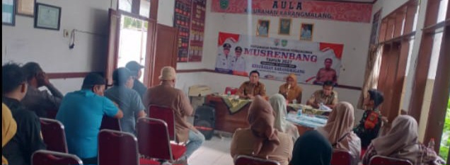 Koramil 1601 Indramayu Hadiri Musyawarah Perencanaan Pembangunan/MUSRENBANG Tahun 2027 Kelurahan Karangmalang
