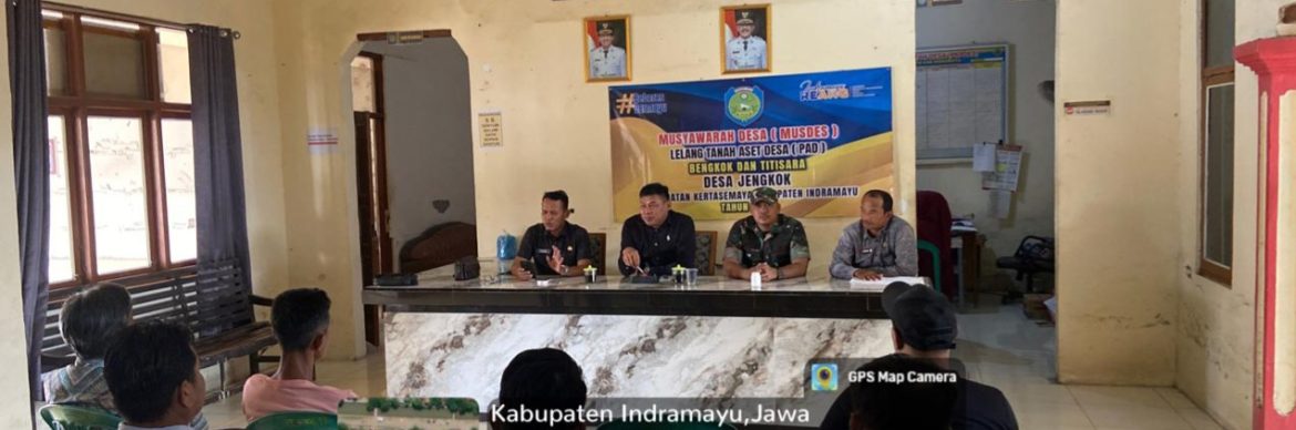 Koramil 1605 Sulagumiwang Hadiri Musyawarah Desa (MUSDES) Lelang Tanah Aset Desa(PAD)Bengkok dan Titisara Desa Jengkok