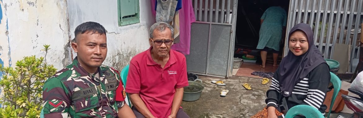 Koramil 1601 Indramayu Takziah ke Rumah Duka Almarhum Purnawirawan Serma Djumadi