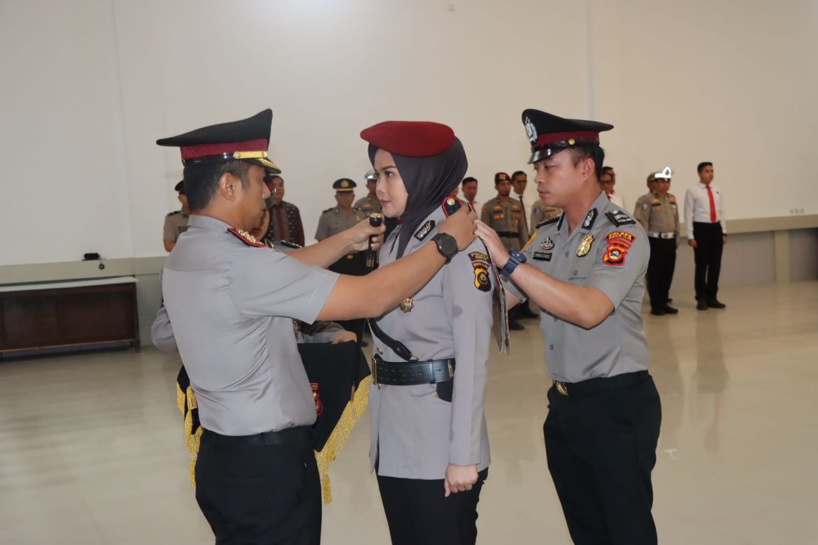 Kapolres Ogan Ilir Pimpin Upacara Pelantikan Kasat Res PPA dan PPO Polres ogan Ilir