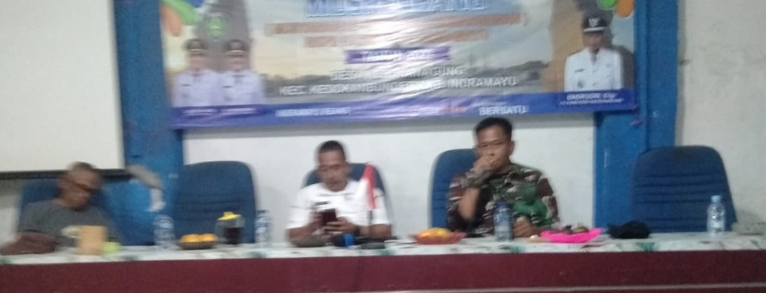 Koramil 1608/Karangampel Hadiri Musrenbangdes TA 2027 Desa Kedokan Agung