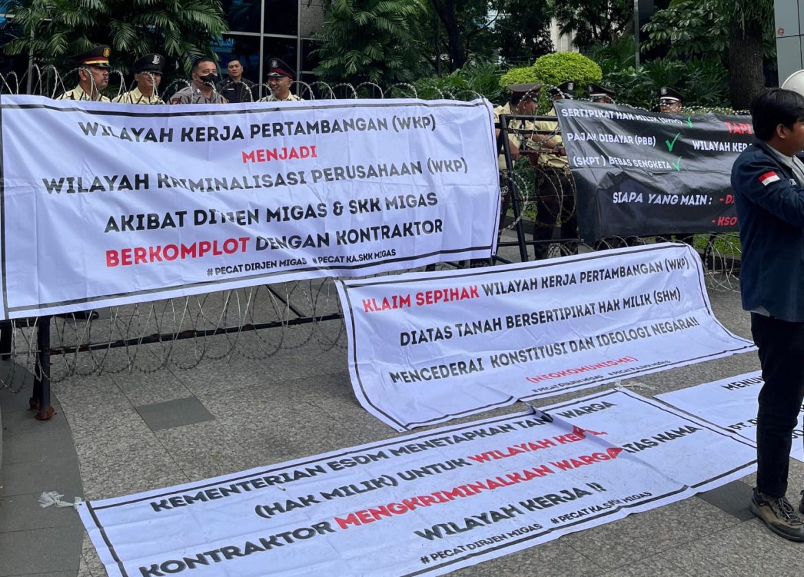 GEMAPELA Gerudug SKK Migas, Desak Penghentian Kriminalisasi Khairul Anwar