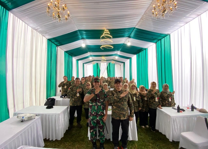Dandim 0615/Kuningan Tekankan Persatuan dan Ketahanan Bangsa di Retret Dinas Kesehatan.