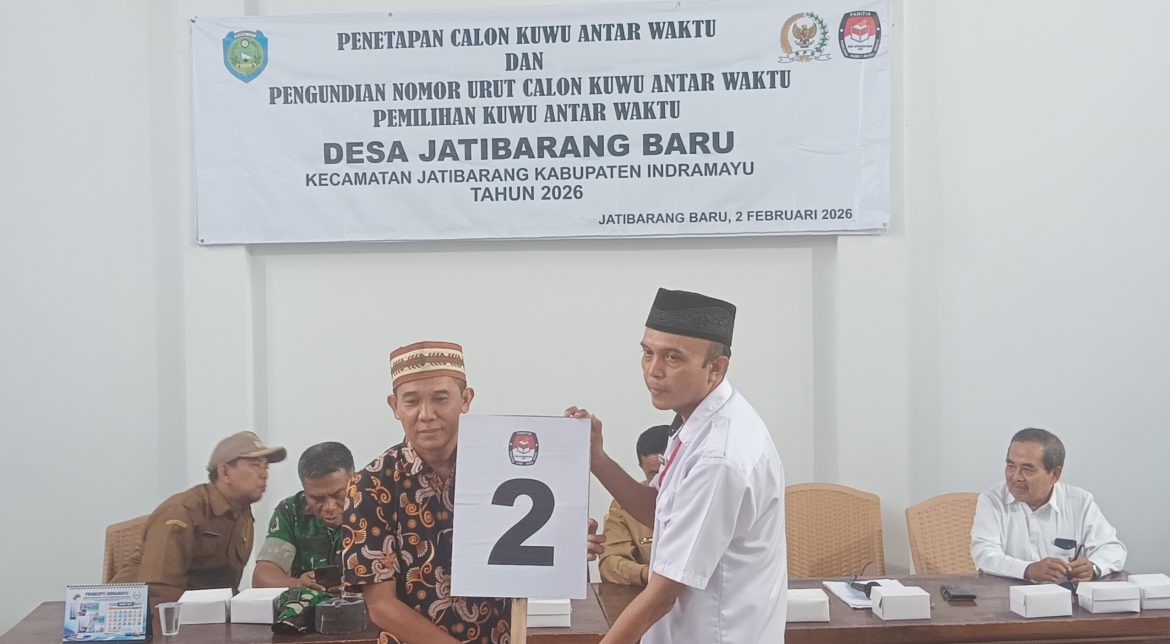 Iwan Hikwanto “KDM” Raih Nomor Urut 2 dalam Pengundian dan Penetapan Calon Kuwu PAW Jatibarang Baru