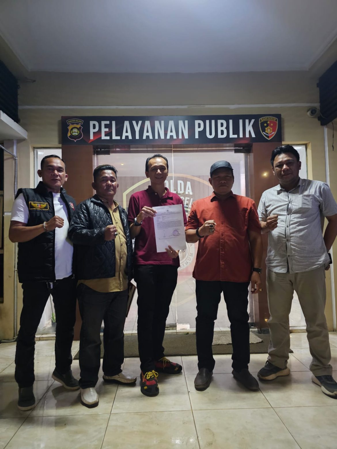 Dianggap Menyebarkan Berita Bohong Ketum GBR Ferry King Melaporkan U Ke SPKT Polda Sumsel