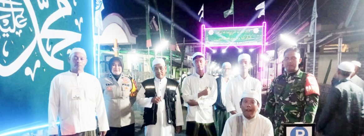 Koramil 1601 Indramayu Hadiri Pembacaan Maulid Nabi Muhammad SAW di Desa Rawadalem