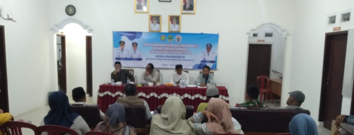 Koramil 1601 Indramayu Hadiri Musdesus Desa Majakerta TA 2026