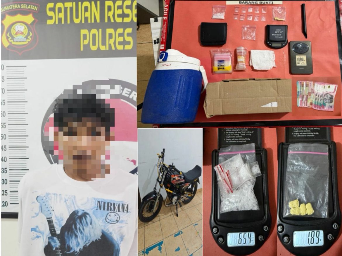 Satresnarkoba Polres Ogan Ilir kembali berhasil Ungkap Kasus Peredaran Narkotika di Kecamatan Payaraman