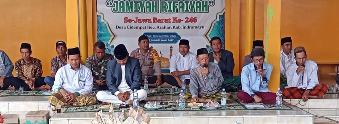 Koramil 1603 Lohbener Hadiri Doa Bersama Sambut Bulan Suci Ramadan 2026 di Desa Cidempet