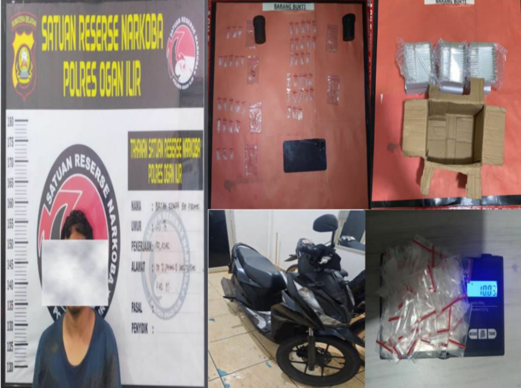 Polres Ogan Ilir Ungkap Kasus Narkotika dalam TO Operasi Pekat Musi 2026