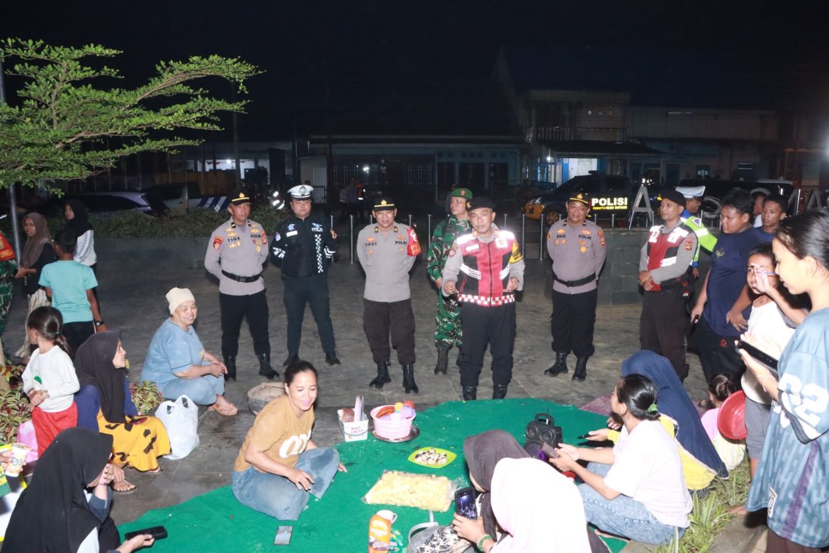 Patroli Malam Sat Samapta Polres Banyuasin Sasar Titik Rawan dan Objek Vital Ciptakan Kamtibmas Kondusif