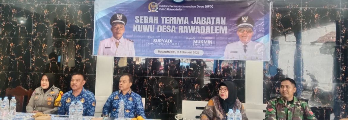 Koramil 1601/Indramayu Hadiri SERTIJAB Kuwu Desa Rawadalem