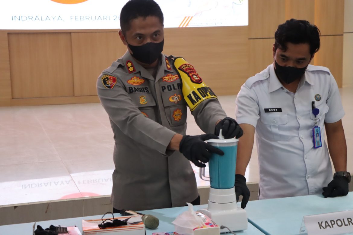 Polres Ogan Ilir Musnahkan Barang Bukti Narkoba Hasil Ungkap Kasus