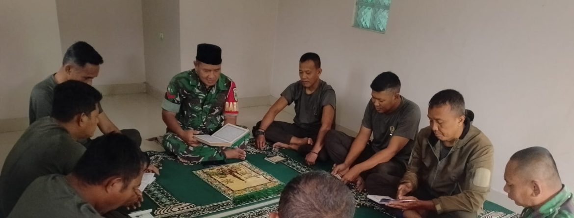 Koramil 1603 Lohbener Laksanakan Tadarus dan Doa Bersama