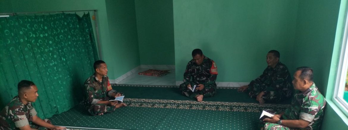 Tadarusan Al-Qur’an dan Doa Bersama Bulan Ramadhan di Mushola Nurrohman Koramil 1609/Juntinyuat