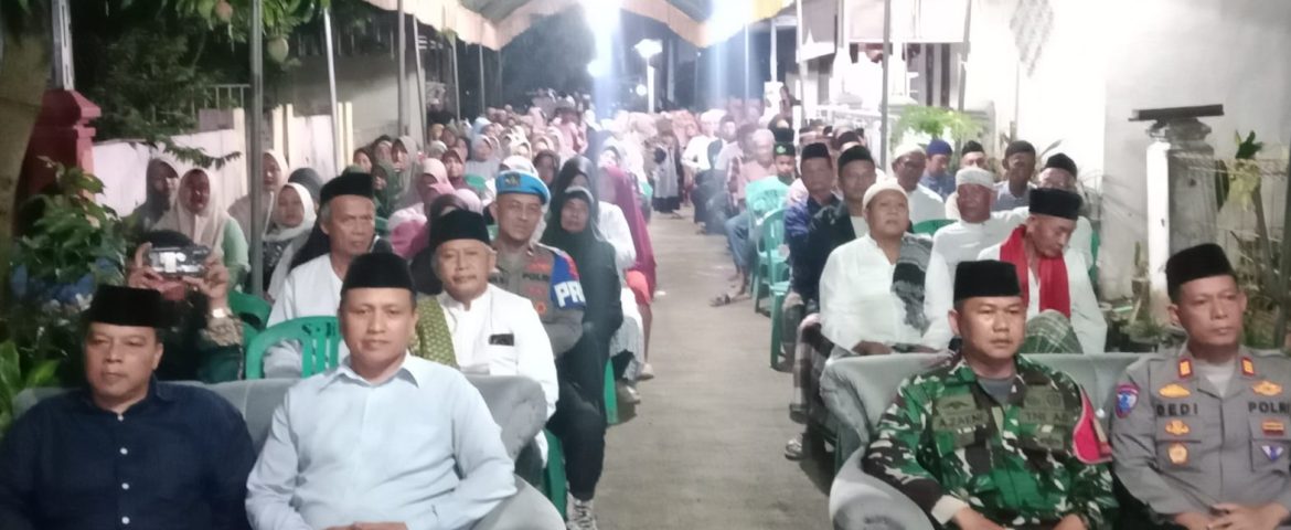Sertu A. Zaeni Babinsa Koramil 1601 Indramayu Hadiri Pengajian dan Tasyakuran Kuwu Desa Sukareja