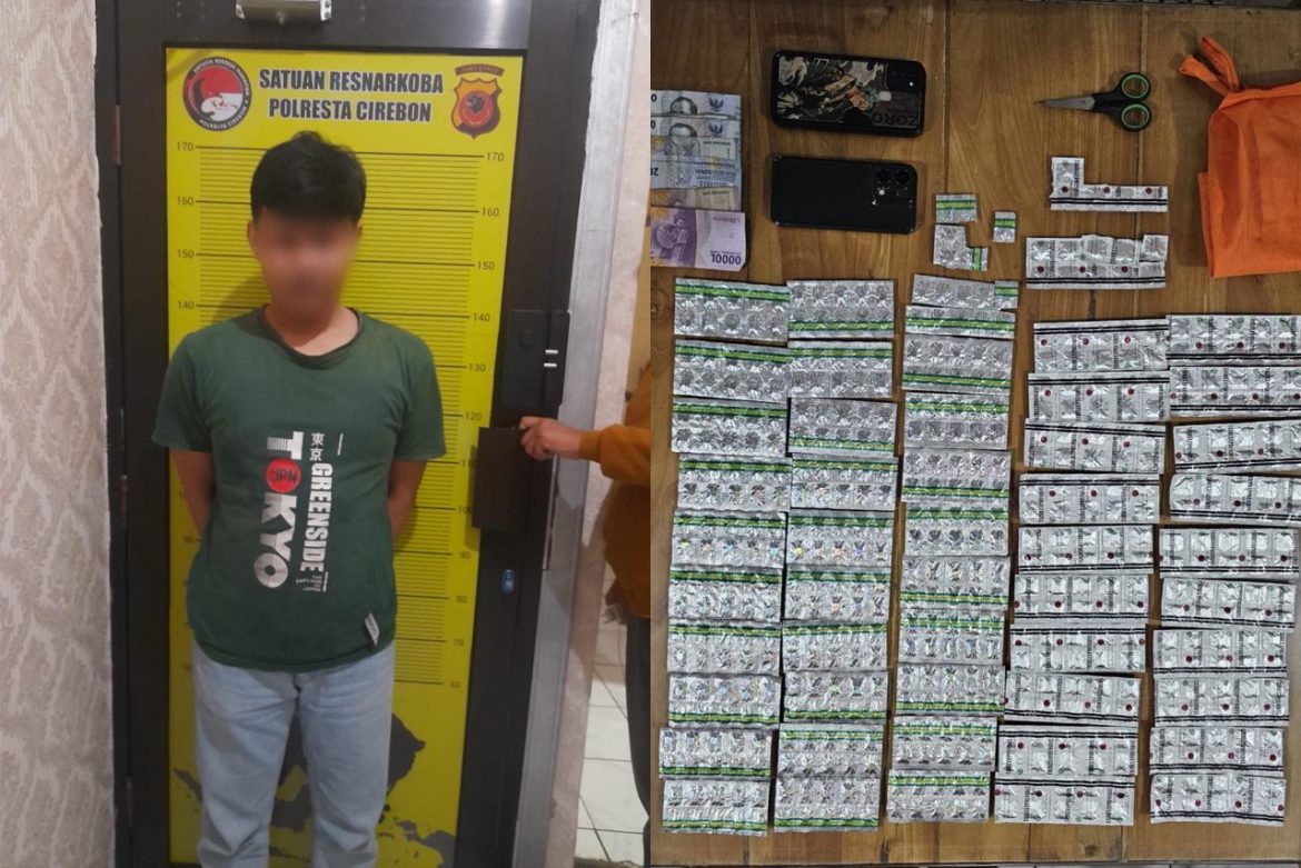 Polresta Cirebon Amankan Pengedar Obat Keras tanpa izin