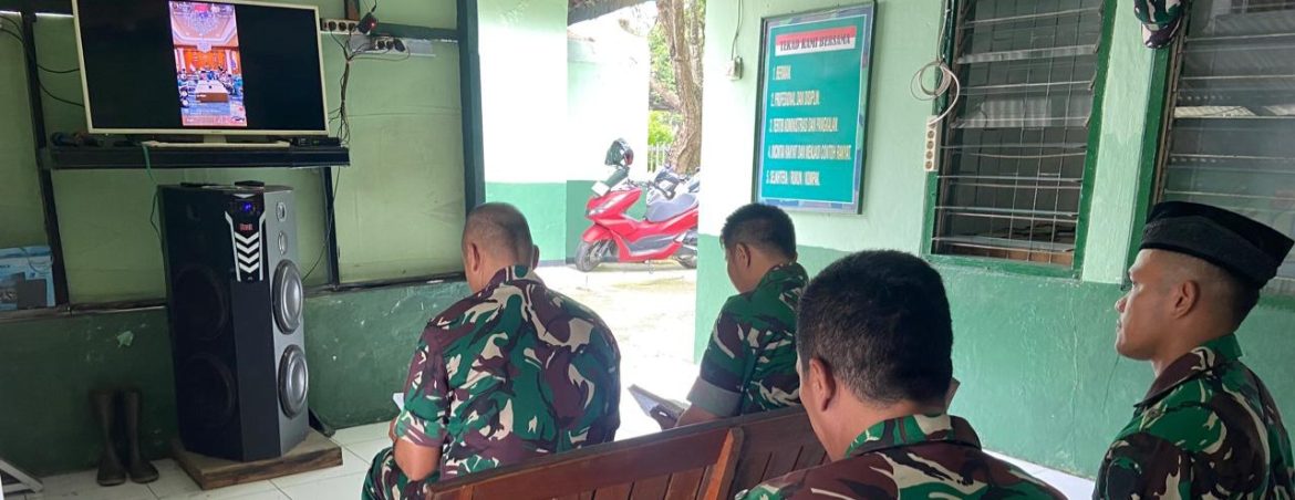 Koramil 1605/Sukagumiwang Ikuti Tadarusan Al-Qur’an Online Bersama Pangdam III/Siliwangi