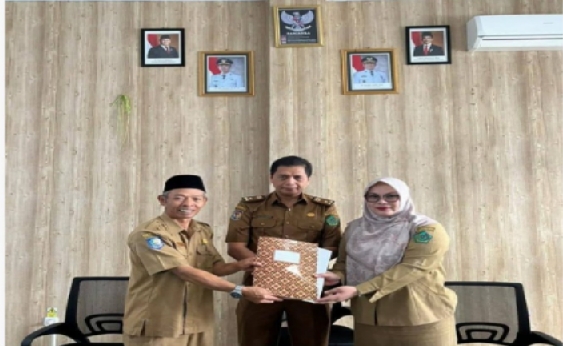 Sertijab PLT Dinkes rejang Lebong berjalan Khidmat