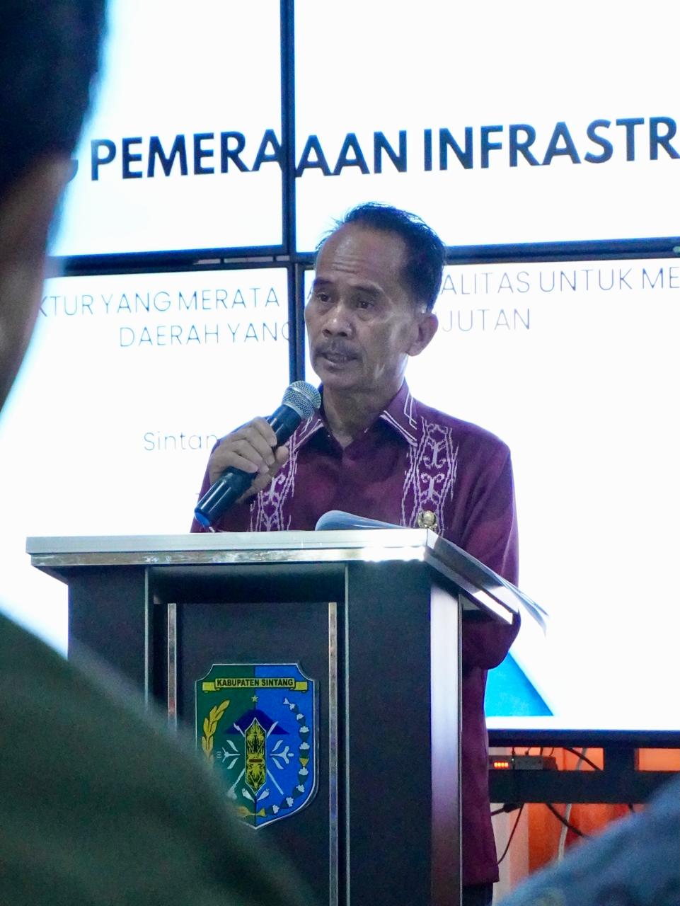 TKD Dipotong, Bupati Sintang Minta OPD Tidak Lakukan Duplikasi Program