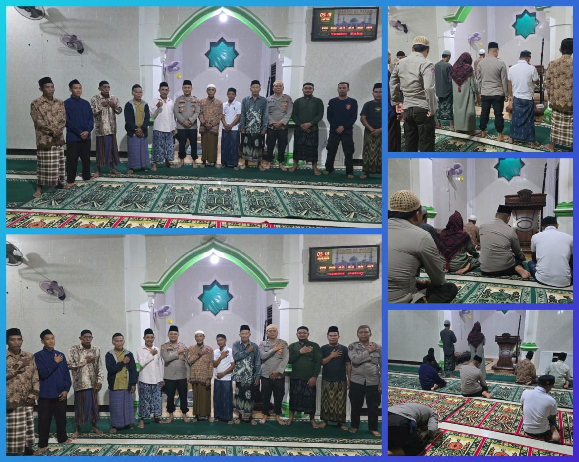 Gelar Sholat Subuh Keliling di Bulan Ramadhan, Polsek Rambang Jalin Silaturahmi dan Berikan Keamanan pada Masyarakat