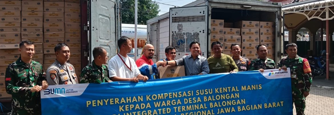 Danramil 1601 Indramayu Hadiri Pembagian Kompensasi Susu Tahap III Tahun 2026 dari ITB Pertamina Balongan