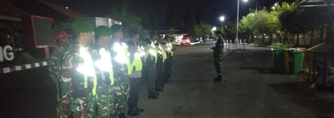 Personel Koramil 1608/Karangampel Laksanakan Apel Bersama Pengamanan Sektor Komperta EP Mundu Jelang Idul Fitri 1447 H