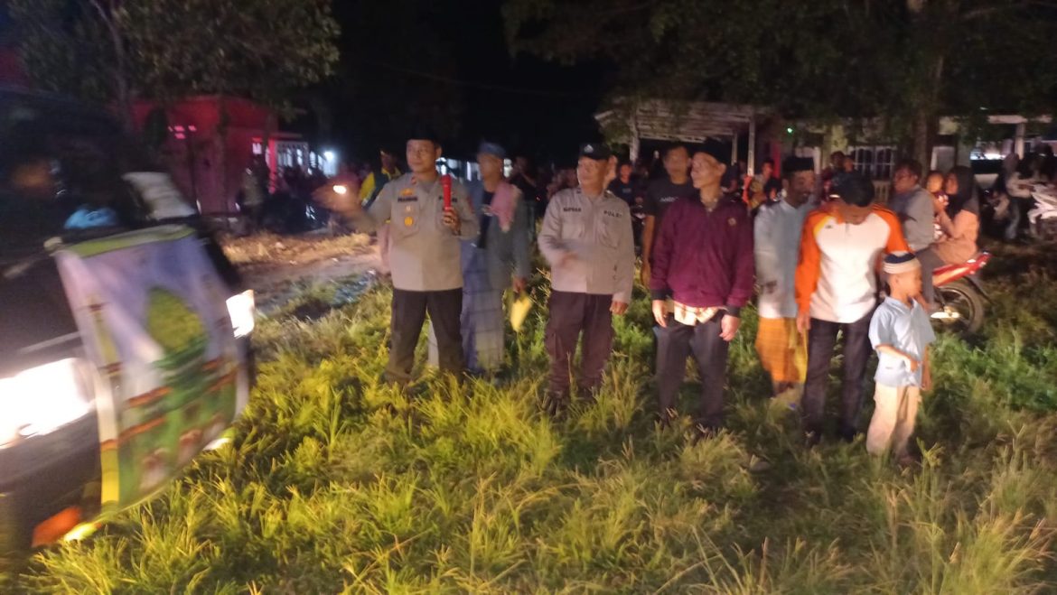 Kapolsek Rambang Pimpin Langsung Pengamanan Takbir Keliling Dalam Rangka Memperingati Hari Raya Idul Fitri 1447 H