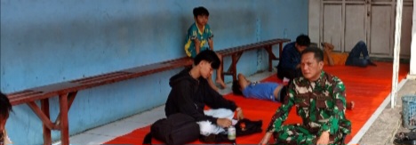 Komsos Babinsa Koramil 1605/Sukagumiwang, Pererat Hubungan dengan Warga Desa Tulungagung