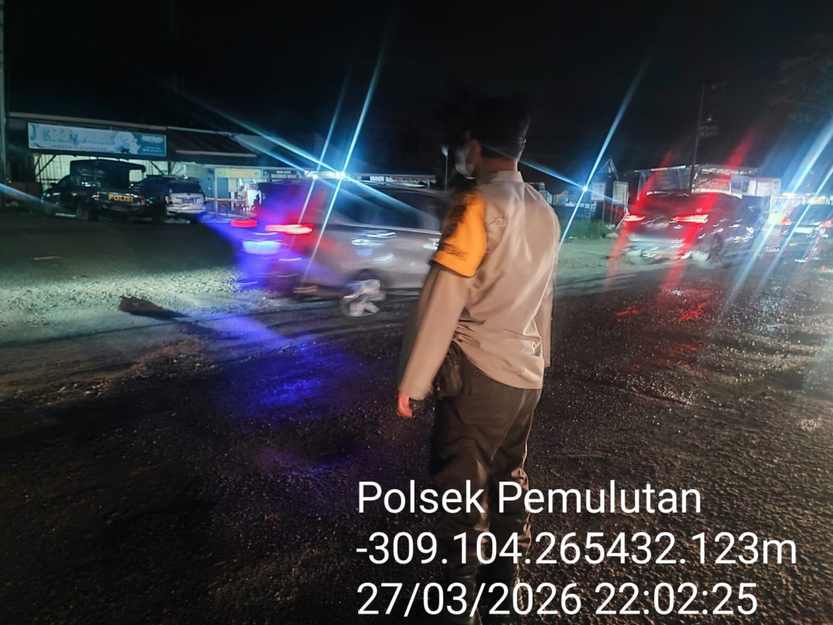 Polsek Pemulutan Intensifkan Patroli Malam, Situasi Wilayah Tetap Aman dan Kondusif