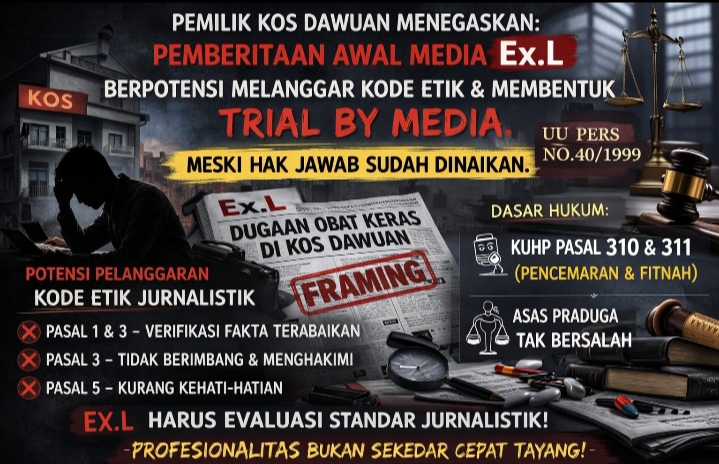 “Trial by Media di Dawuan: Profesionalitas Media Lokal Ex.L Dipertanyakan”
