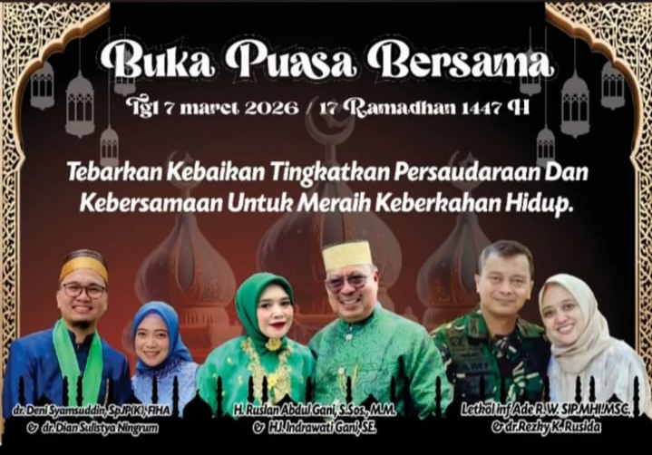 Ruslan Abdul Gani dan Keluarga Gelar Buka Puasa Bersama dengan Meriah