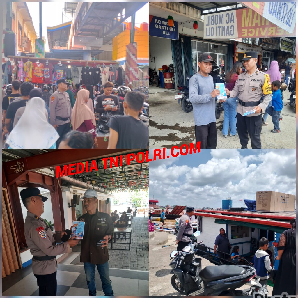 ​Subsatgas Binmas Ops Ketupat Kapuas 2026 Sambangi Pelabuhan Dwikora, Bagikan Tips Mudik Aman bagi Penumpang Kapal Laut