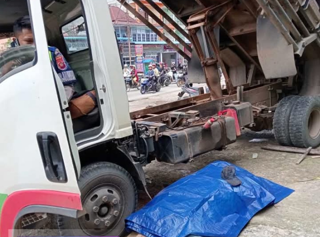 Tragedi bongkar muat d Sekadau, sopir Dump truck tewas terjepit Bak Hidrolik