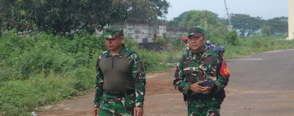 Danramil 1603/Lohbener Sambut Kunker Dandim 0616/Indramayu di Asrama Haji Indramayu