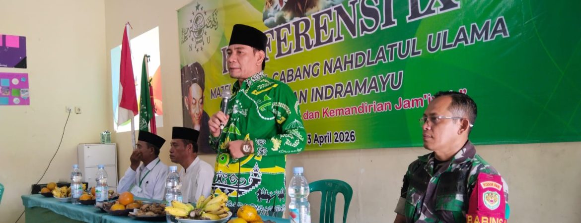 Koramil 1601/Indramayu Hadiri Konferensi MWC NU ke-9 Tingkat Kecamatan Indramayu
