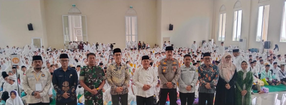 Danramil 1603/Lohbener Hadiri Pembukaan Bimbingan Manasik Haji Terintegrasi Tingkat Kabupaten Indramayu