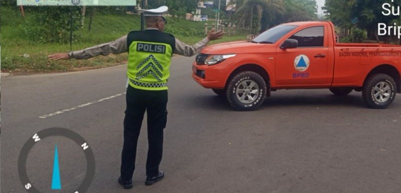 Personel Sat Lantas Polres Banyuasin Gelar “Strong Poin Pagi”, Antisipasi Kendaraan Krodit dan Laka Lantas