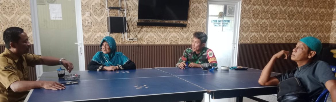 Komsos Koramil 1601/Indramayu, Pererat Silaturahmi dan Ajak Warga Jaga Lingkungan