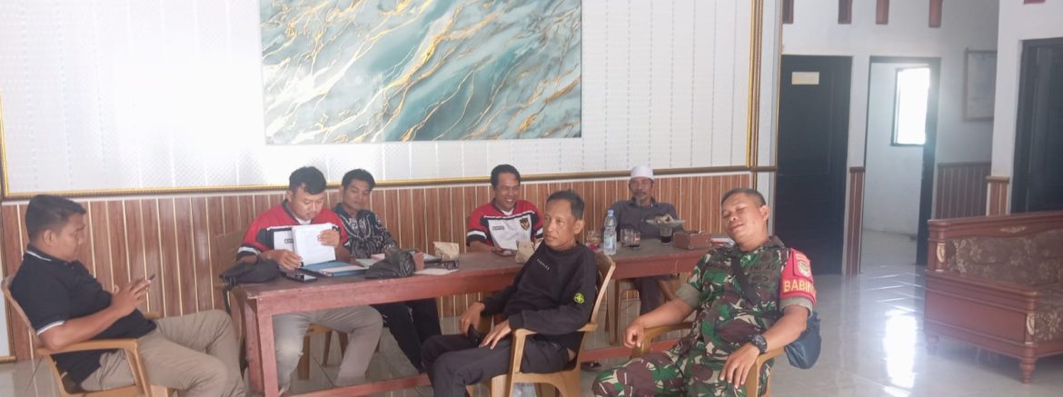 Koptu Mahmud Maulana Gelar Komsos di Desa Tambak, Perkuat Sinergi dengan Pemerintah Desa