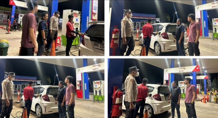 POLSEK PEMULUTAN OGAN ILIR INTENSIFKAN KRYD DAN PATROLI SPBU PASCA PENYESUAIAN HARGA BBM NON SUBSIDI
