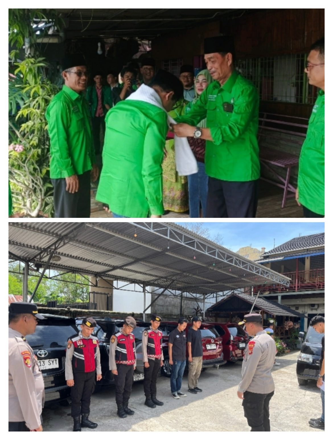 Personel Polres Ogan Ilir Lakukan Pengamanan Kegiatan Muscab PKB, Situasi Aman dan Kondusif