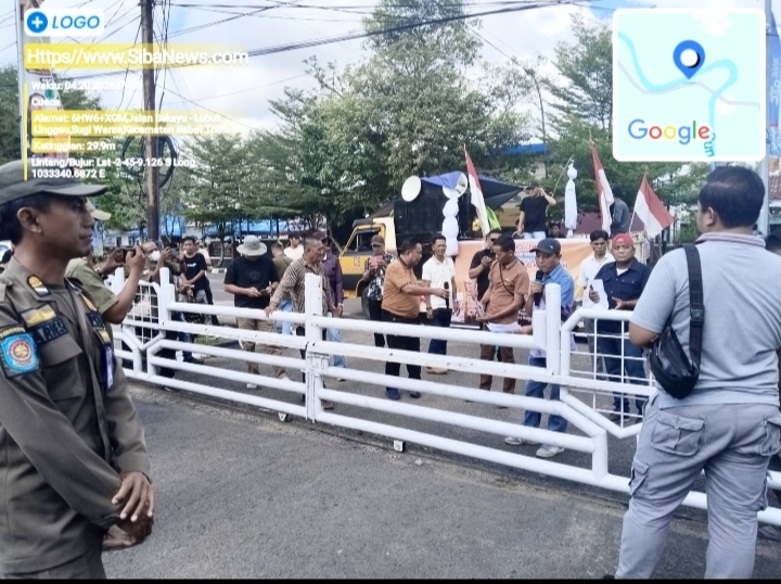 Dugaan Pajak Wisata Taman Toga Mangun Jaya Tak Masuk Kas Daerah, Barikade 98 Demo Dispopar Muba