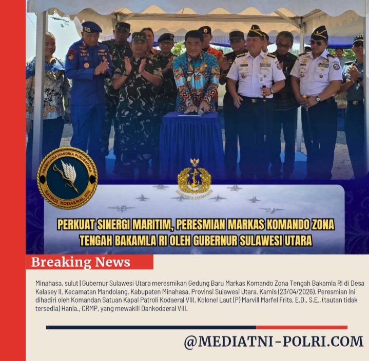 Kolonel Laut Marvill Marfel Frits Hadiri Peresmian Markas Bakamla RI