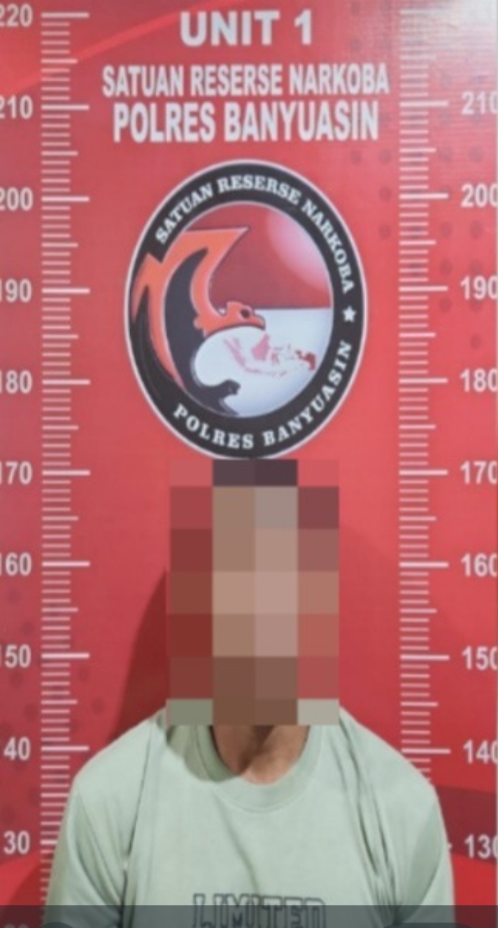 Ungkap Kasus Narkotika di Pinggir Jalan Desa Biyuku, Satresnarkoba Polres Banyuasin Amankan Kurir Sabu 5,35 Gram