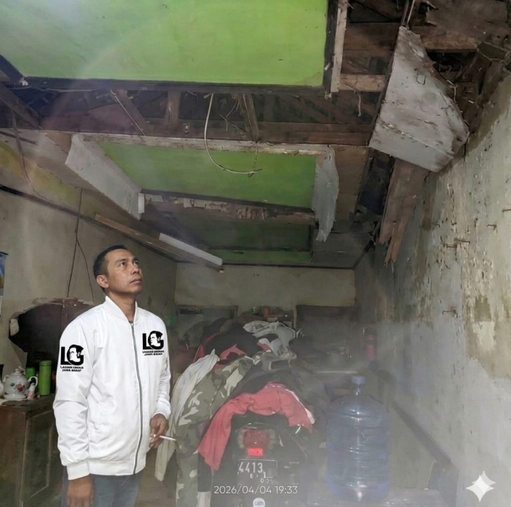 Laskar Gibran Jawa Barat Kawal Perbaikan Rumah Tidak Layak Huni di Kuningan Jawa Barat